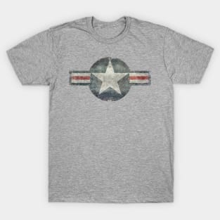 Air Force Roundel in grunge T-Shirt